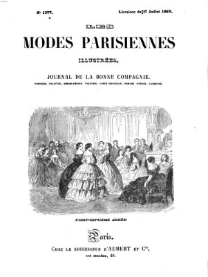 Les Modes parisiennes Samstag 17. Juli 1869