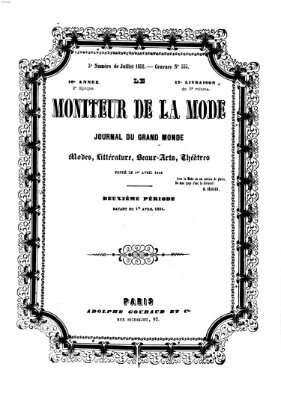 Le Moniteur de la mode Sonntag 25. Juli 1852