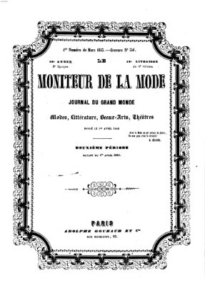 Le Moniteur de la mode Samstag 5. März 1853