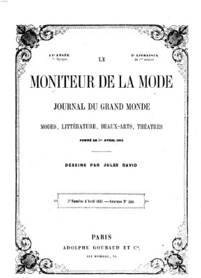 Le Moniteur de la mode Montag 25. April 1853