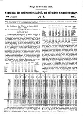 Deutsche Klinik Samstag 26. Januar 1861