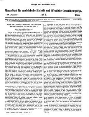 Deutsche Klinik Samstag 17. Januar 1863