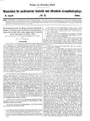 Deutsche Klinik Samstag 9. April 1864