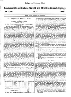 Deutsche Klinik Samstag 28. April 1866