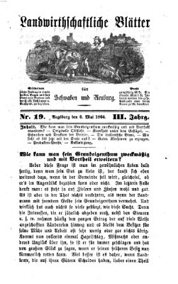 Landwirtschaftliche Blätter für Schwaben und Neuburg Freitag 6. Mai 1864