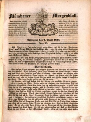 Münchener Morgenblatt Wednesday 7. April 1841