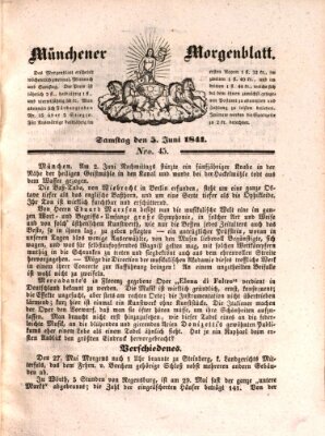 Münchener Morgenblatt Samstag 5. Juni 1841