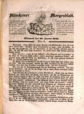 Münchener Morgenblatt Mittwoch 19. Januar 1842