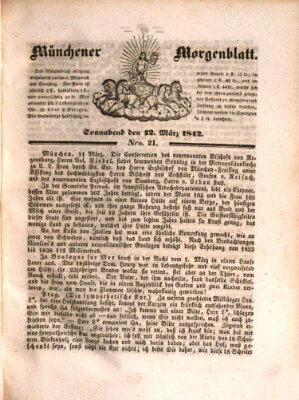 Münchener Morgenblatt Samstag 12. März 1842