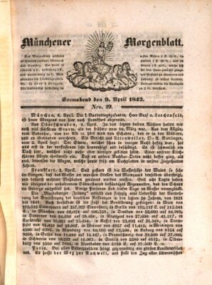 Münchener Morgenblatt Samstag 9. April 1842