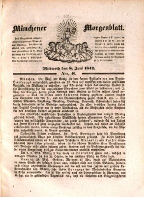 Münchener Morgenblatt Mittwoch 8. Juni 1842