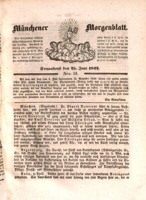 Münchener Morgenblatt Samstag 25. Juni 1842