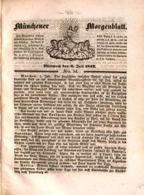 Münchener Morgenblatt Mittwoch 6. Juli 1842