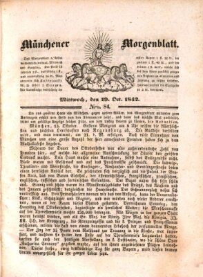 Münchener Morgenblatt Mittwoch 19. Oktober 1842