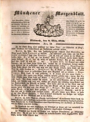 Münchener Morgenblatt Mittwoch 8. März 1843