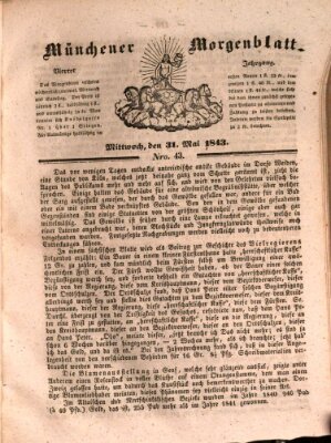 Münchener Morgenblatt Mittwoch 31. Mai 1843