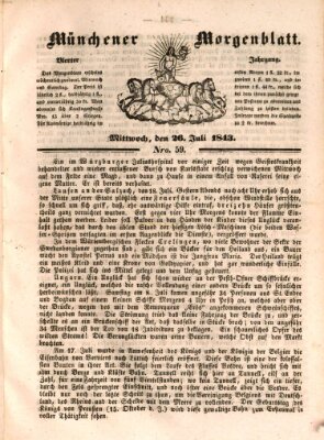 Münchener Morgenblatt Mittwoch 26. Juli 1843