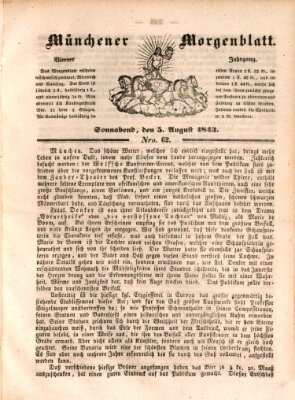 Münchener Morgenblatt Samstag 5. August 1843