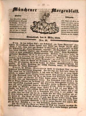 Münchener Morgenblatt Samstag 9. März 1844