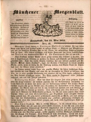 Münchener Morgenblatt Samstag 25. Mai 1844