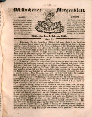 Münchener Morgenblatt Mittwoch 5. Februar 1845