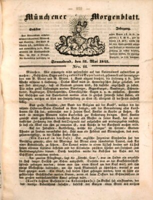 Münchener Morgenblatt Samstag 31. Mai 1845