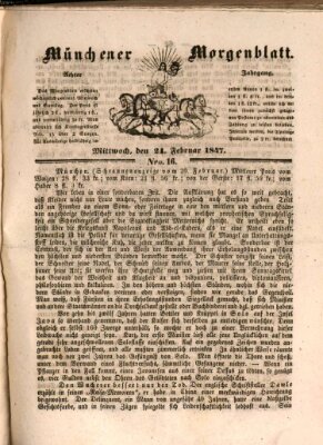 Münchener Morgenblatt Mittwoch 24. Februar 1847