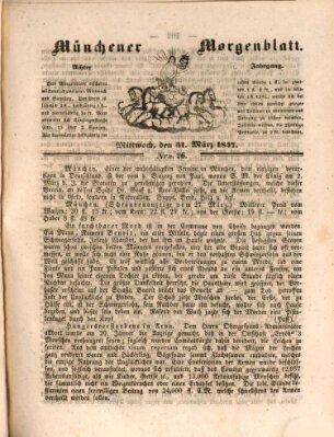 Münchener Morgenblatt Mittwoch 31. März 1847