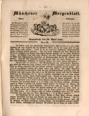 Münchener Morgenblatt Samstag 24. April 1847