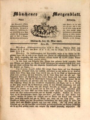 Münchener Morgenblatt Mittwoch 12. Mai 1847