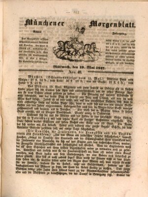 Münchener Morgenblatt Mittwoch 19. Mai 1847