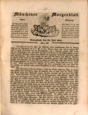 Münchener Morgenblatt Samstag 24. Juli 1847