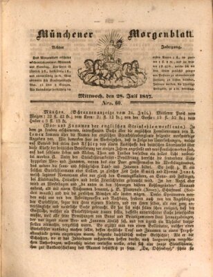 Münchener Morgenblatt Mittwoch 28. Juli 1847