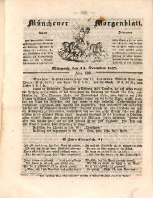 Münchener Morgenblatt Mittwoch 15. Dezember 1847