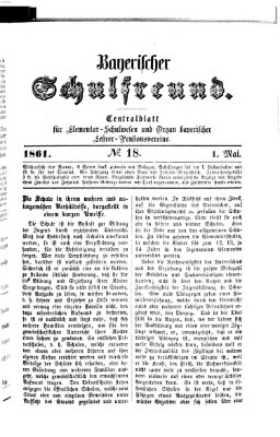 Bayerischer Schulfreund Mittwoch 1. Mai 1861