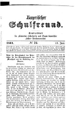 Bayerischer Schulfreund Mittwoch 12. Juni 1861