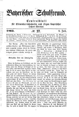 Bayerischer Schulfreund Mittwoch 8. Juli 1863