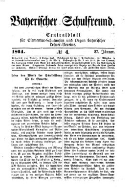 Bayerischer Schulfreund Mittwoch 27. Januar 1864