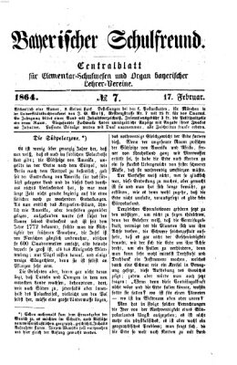 Bayerischer Schulfreund Mittwoch 17. Februar 1864