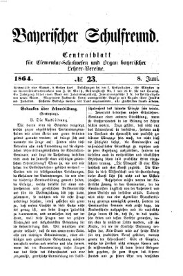 Bayerischer Schulfreund Mittwoch 8. Juni 1864