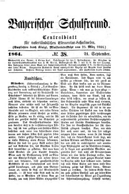 Bayerischer Schulfreund Mittwoch 21. September 1864