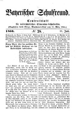 Bayerischer Schulfreund Mittwoch 11. Juli 1866