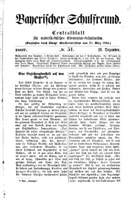 Bayerischer Schulfreund Donnerstag 19. Dezember 1867