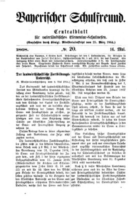 Bayerischer Schulfreund Donnerstag 14. Mai 1868