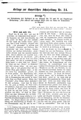 Bayerische Schulzeitung Donnerstag 11. Juni 1857