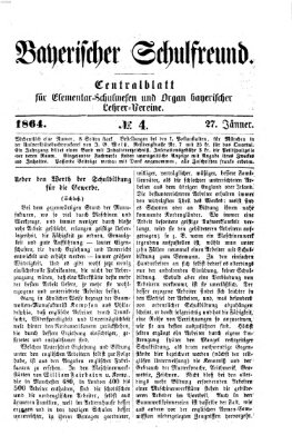 Bayerische Schulzeitung Mittwoch 27. Januar 1864