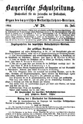 Bayerische Schulzeitung Freitag 15. Juli 1864