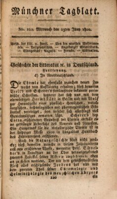 Münchener Tagblatt Mittwoch 23. Juni 1802