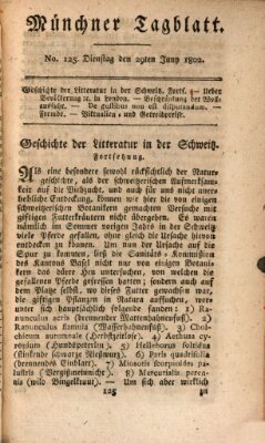 Münchener Tagblatt Dienstag 29. Juni 1802