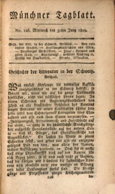 Münchener Tagblatt Mittwoch 30. Juni 1802